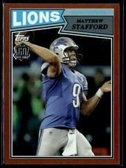 Matthew Stafford [Red Border] Football Cards 2015 Topps 60th Anniversary Prices