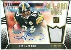Hines Ward [Autograph] Football Cards 2018 Donruss All Pro Kings Prices
