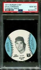 Dave Kingman Baseball Cards 1977 Burger Chef Funmeal Discs Prices