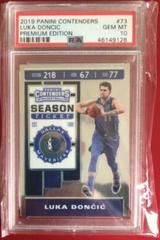 Luka Doncic [Premium Edition] Basketball Cards 2019 Panini Contenders Prices