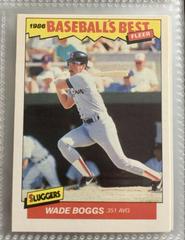 Wade Boggs Baseball Cards 1986 Fleer Baseball's Best Prices