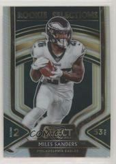 Miles Sanders [Prizm] #13 Football Cards 2019 Panini Select Rookie Selections Prices