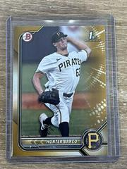 Hunter Barco [Gold] Baseball Cards 2022 Bowman Draft Prices