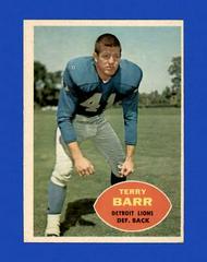 Terry Barr #47 Football Cards 1960 Topps Prices