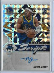 Moses Moody Basketball Cards 2021 Panini Mosaic Rookie Scripts Autographs Prices