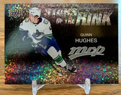 Quinn Hughes Hockey Cards 2023 Upper Deck MVP Stars of the Rink Prices