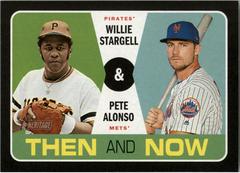 Pete Alonso / Willie Stargell #TN5 Baseball Cards 2020 Topps Heritage Then and Now Prices