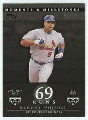 Albert Pujols [Black] #4 Baseball Cards 2007 Topps Moments & Milestones Prices
