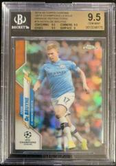 Kevin De Bruyne [Orange Refractor] Soccer Cards 2019 Topps Chrome UEFA Champions League Prices