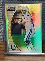 Peyton Manning [Chrome Gold Refractor] #11 Football Cards 2005 Topps Draft Picks & Prospects Prices