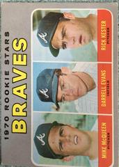Braves Rookies [McQueen, Evans, Kester] #621 Baseball Cards 1970 Topps Prices