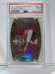 Joe Montana #SB-3 Football Cards 2011 Topps Super Bowl Legends Die Cut Prices