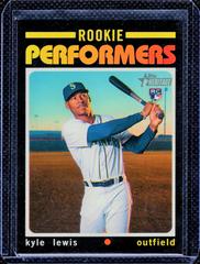 Kyle Lewis #RP-8 Baseball Cards 2020 Topps Heritage Rookie Performers Prices