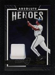 Andruw Jones #AHM-AJ Baseball Cards 2022 Panini Absolute Heroes Memorabilia Prices