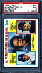 AL Active Career [Hit Leaders] #711 Baseball Cards 1984 Topps Prices