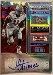 Jalyn Holmes [Cracked Ice Autograph] #237 Football Cards 2018 Panini Contenders Draft Picks Prices