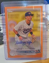 Anthony Volpe [Autograph Orange] #PD-77 Baseball Cards 2022 Topps Pro Debut Prices