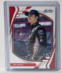 Sam Mayer [Blue] #10 Racing Cards 2022 Panini Chronicles Nascar Absolute Prices