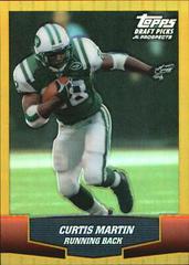 Curtis Martin [Gold Chrome Refractor] #4 Football Cards 2004 Topps Draft Picks & Prospects Prices