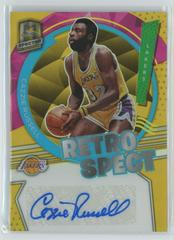 Cazzie Russell [Gold] #RSA-CZR Basketball Cards 2021 Panini Spectra RetroSpect Autographs Prices