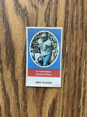Calvin Hunt Football Cards 1972 Sunoco Stamps Update Prices