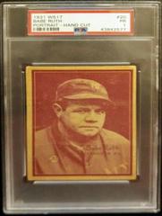 Babe Ruth [Portrait Hand Cut] Baseball Cards 1931 W517 Prices