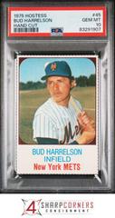 Bud Harrelson [Hand Cut] #45 Baseball Cards 1975 Hostess Prices