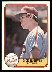 Dick Ruthven #16 Baseball Cards 1981 Fleer Prices