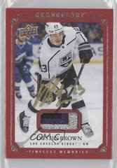 Dustin Brown C [Red Memorabilia] #CA-DB Hockey Cards 2019 Upper Deck Chronology Canvas Autograph Prices