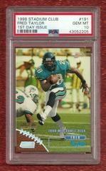 Fred Taylor [First Day Issue] #191 Football Cards 1998 Stadium Club Prices