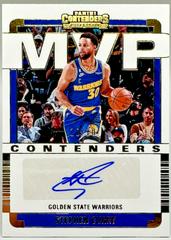 Stephen Curry [Gold] #MVP-SCY Basketball Cards 2022 Panini Contenders MVP Autographs Prices