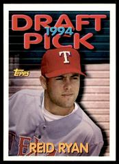 Reid Ryan #101T Baseball Cards 1994 Topps Traded Prices