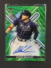 Austin Meadows [Green Wave] #FA-AM Baseball Cards 2022 Topps Finest Autographs Prices
