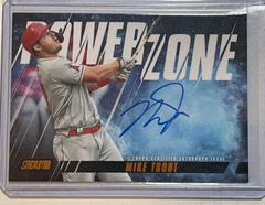 Mike Trout [Orange] Baseball Cards 2022 Stadium Club Power Zone Autographs Prices