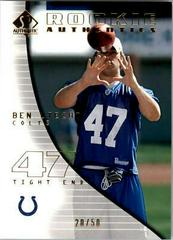 Ben Utecht [Gold] #119 Football Cards 2004 SP Authentic Prices