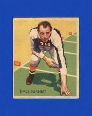 Dale Burnett #25 Football Cards 1935 National Chicle Prices