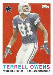 Terrell Owens #40 Football Cards 2008 Topps Turn Back the Clock Prices