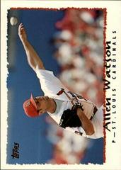 Allen Watson #262 Baseball Cards 1995 Topps Prices