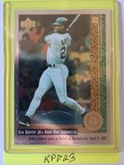 Ken Griffey Jr #8 Baseball Cards 1998 Upper Deck Ken Griffey Jr Home Run Chronicles Prices