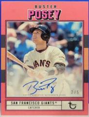 Buster Posey [Red] Baseball Cards 2022 Topps Brooklyn Collection Autographs Prices