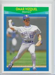 Omar Vizquel Baseball Cards 1990 Score Rising Stars Prices