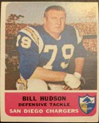 Bill Hudson Football Cards 1962 Fleer Prices