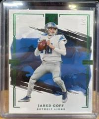 Jared Goff [Emerald] #30 Football Cards 2023 Panini Impeccable Prices