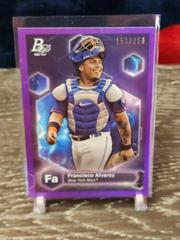Francisco Alvarez [Purple] #PE-20 Baseball Cards 2022 Bowman Platinum Precious Elements Prices