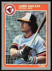 Lenn Sakata Baseball Cards 1985 Fleer Prices