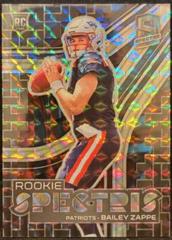Bailey Zappe [Interstellar] #RSP-BZA Football Cards 2022 Panini Spectra Rookie Spectris Prices