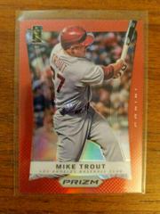 Mike Trout [Red Prizm] Baseball Cards 2012 Panini Prizm Prices