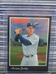 Aaron Judge [Black Refractor] #499 Baseball Cards 2019 Topps Heritage Prices