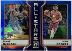 DeMar DeRozan, Devin Booker [Blue] #4 Basketball Cards 2022 Panini Donruss Optic All Stars Prices
