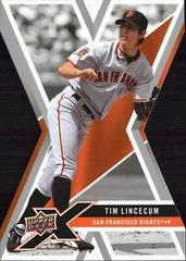 Tim Lincecum [Die Cut] #86 Baseball Cards 2008 Upper Deck X Prices